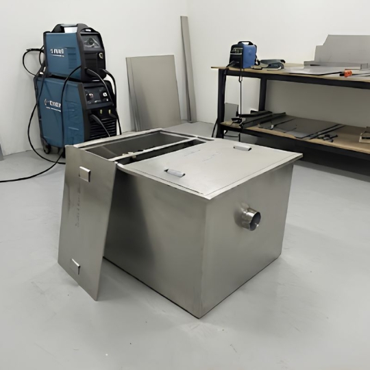 Thùng tách mỡ nhà hàng 500L Inox 304