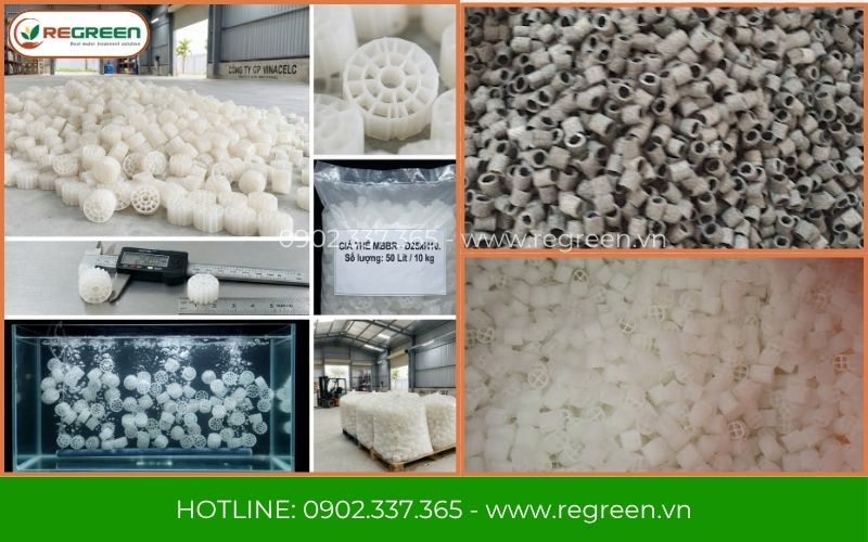 Xưởng sản xuất giá thể vi sinh MBBR Regreen Việt Nam