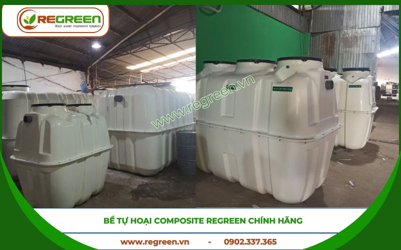 Mẫu bể tự hoại composite 3 ngăn thế hệ mới.