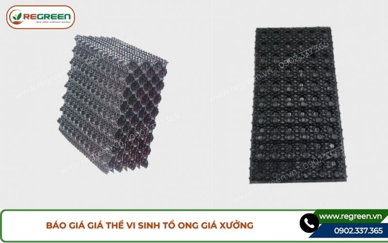 Báo giá giá thể vi sinh tổ ong mới nhất