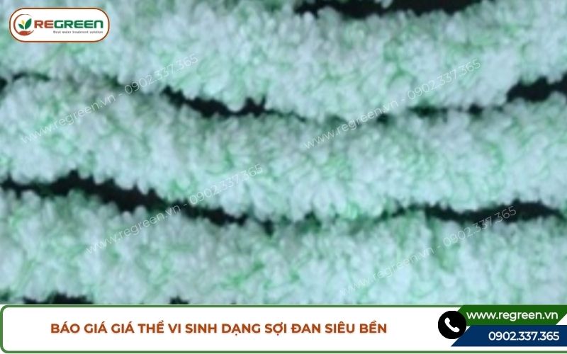 Báo giá giá thể vi sinh dạng sợi đan siêu bền