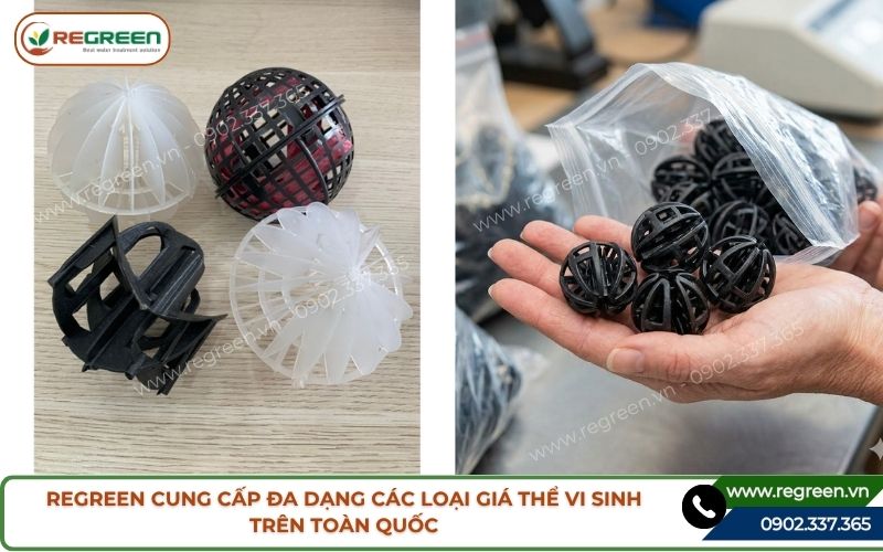Regreen cung cấp đa dạng các loại giá thể vi sinh trên toàn quốc