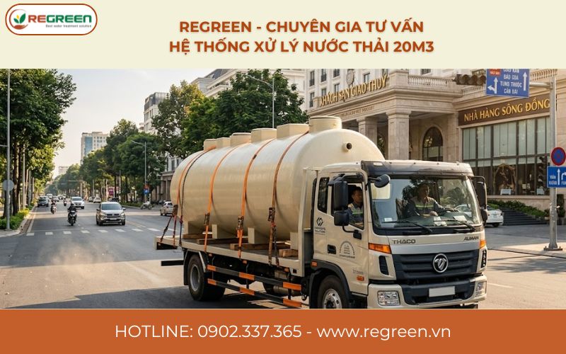 Chuyên gia tư vấn hệ thống xử lý nước thải 20m3