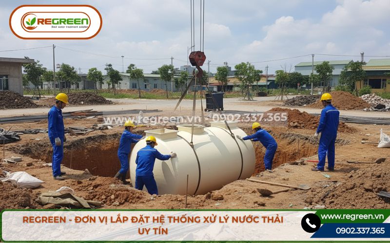 Dịch vụ lắp đặt hệ thống xử lý nước thải trọn gói Regreen