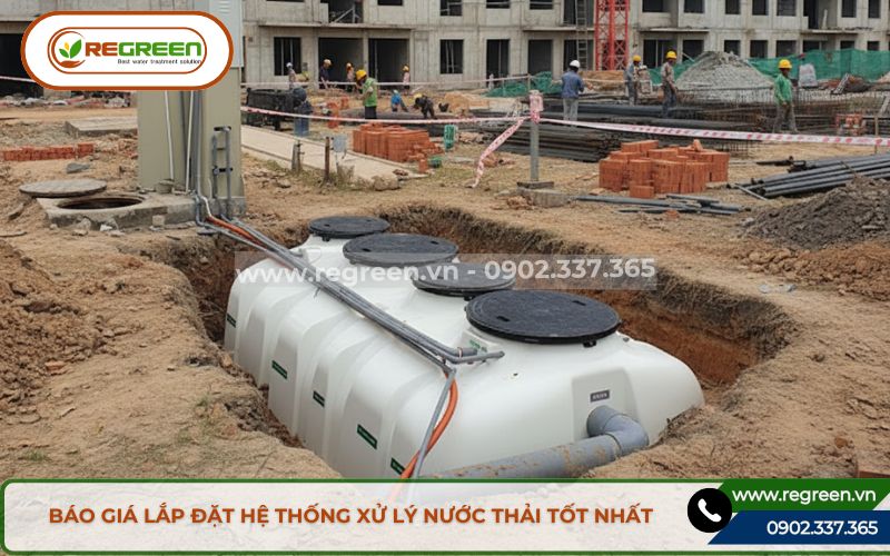 Module composite lắp đặt hệ thống xử lý nước thải