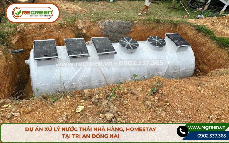 Công trình lắp đặt hệ thống xử lý nước thải Đồng Nai