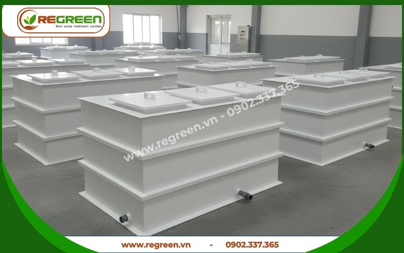 Sản phẩm bể tách dầu mỡ trong xử lý nước thải.