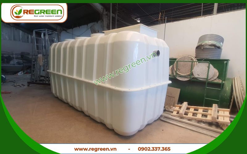 Bể tự hoại composite 10m3 chính hãng Regreen.