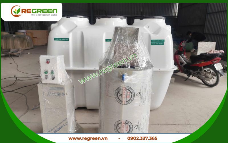 Regreen Việt Nam chuyên sản xuất bể tự hoại composite 2m3 giá tốt