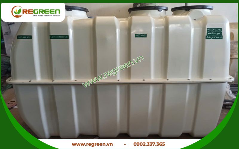 Bể tự hoại composite 3m3 chính hãng giá tốt