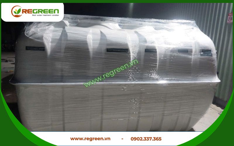 Bể tự hoại composite 4m3 chính hãng Regreen.