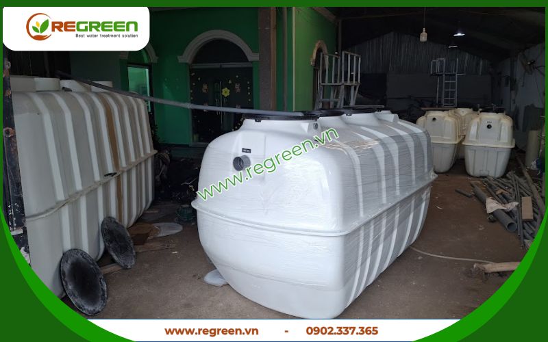 Regreen Việt Nam - Đơn vị sản xuất và phân phối bể tự hoại composite 5m3 uy tín