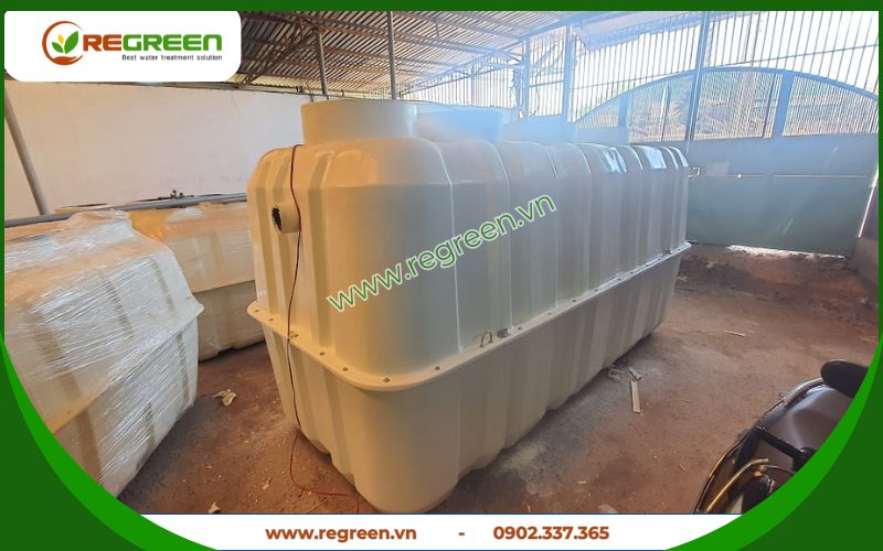 Mua bể tự hoại composite 8m3 chính hãng tại Regreen Việt Nam