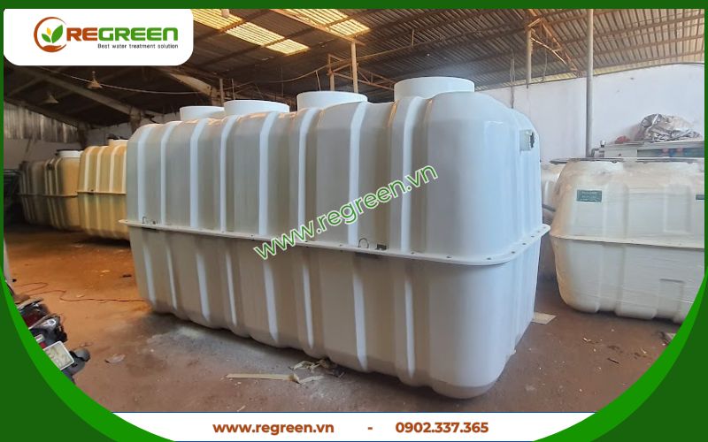 Bể tự hoại composite 8m3 chính hãng, giá tốt nhất