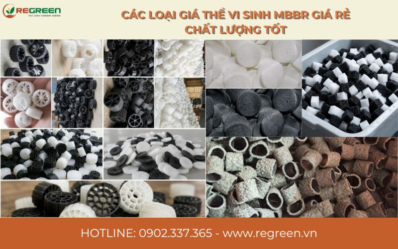 Các loại giá thể vi sinh MBBR giá rẻ chất lượng tốt