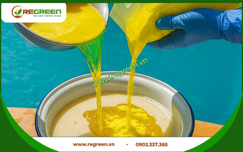 Hướng dẫn cách pha PAC trong xử lý nước thải an toàn