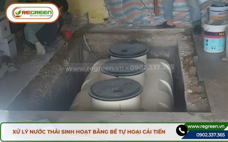 Bể Johkasou - cách xử lý nước thải sinh hoạt tại nhà cải tiến.