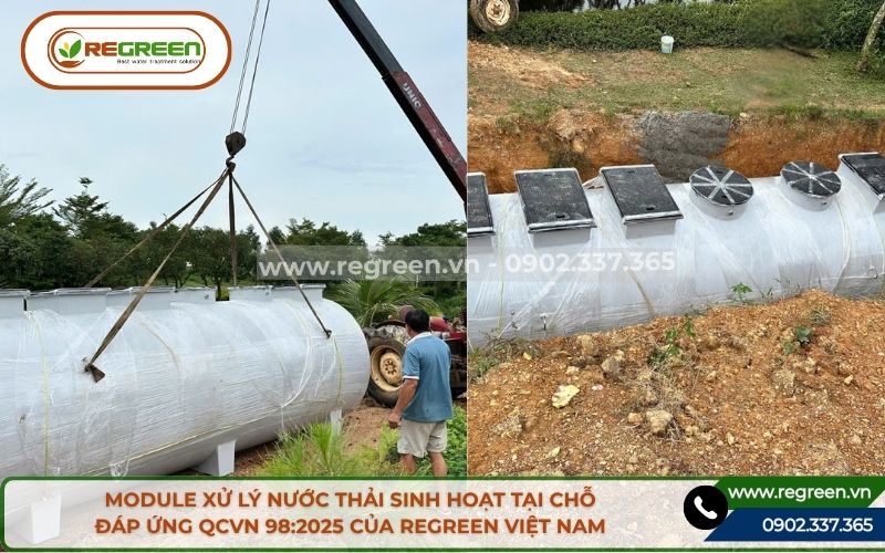 Module hợp khối - cách xử lý nước thải sinh hoạt tại nhà tối ưu.