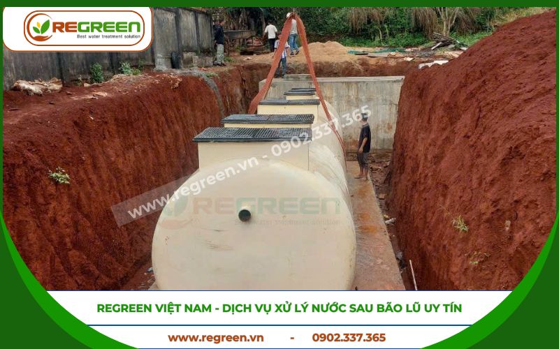 Regreen triển khai cách xử lý ô nhiễm nguồn nước cho khu dân cư.