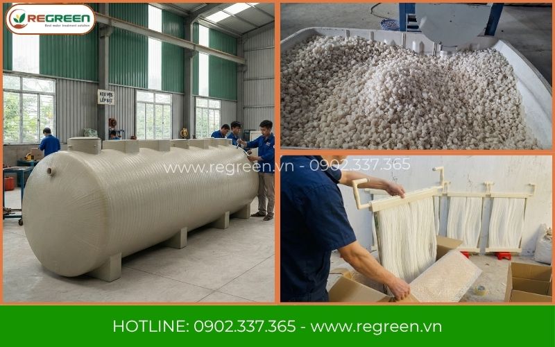 Regreen thi công trọn gói hệ thống xử lý nước thải tập trung