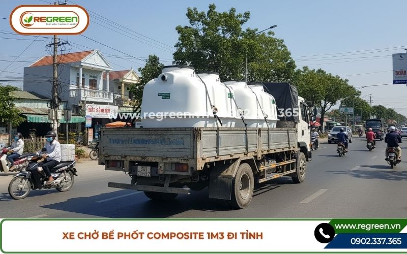 Bể phốt composite 1m3 cốt sợi thủy tinh