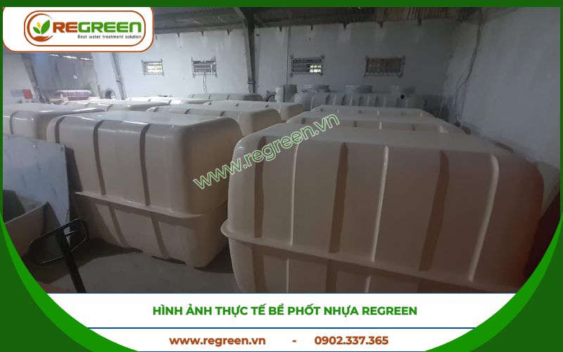 Mẫu bể phốt nhựa chất lượng cao, giá tốt tại Regreen Việt Nam