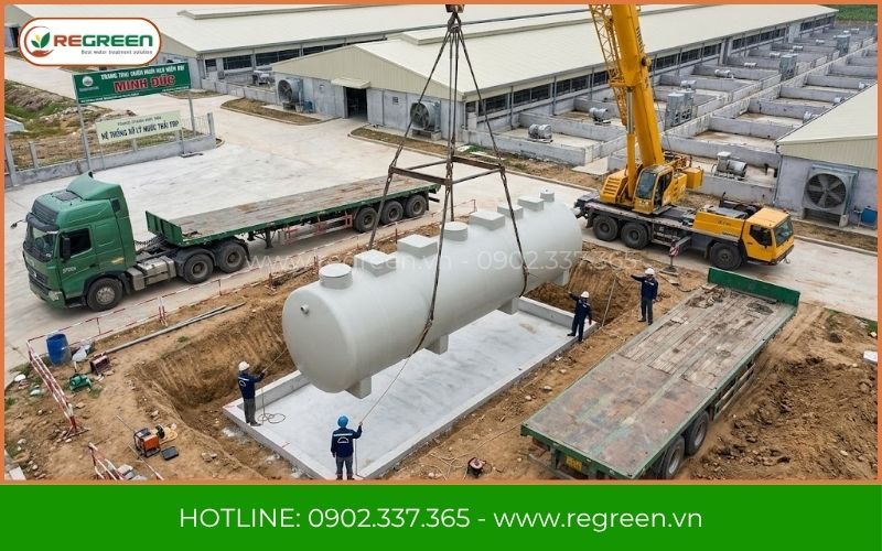 Chi phí hệ thống xử lý nước thải chăn nuôi heo trại vừa