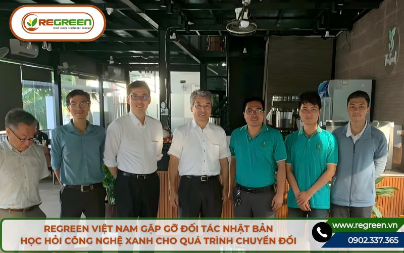 Regreen Việt Nam học hỏi công nghệ Nhật Bản cho hành trình chuyển đổi xanh.