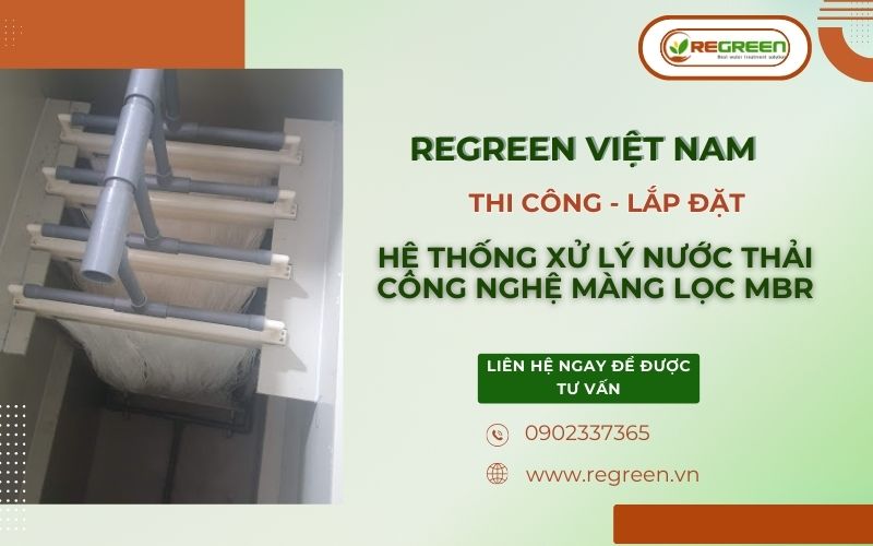 Xử lý nước thải sinh hoạt bằng công nghệ màng lọc MBR