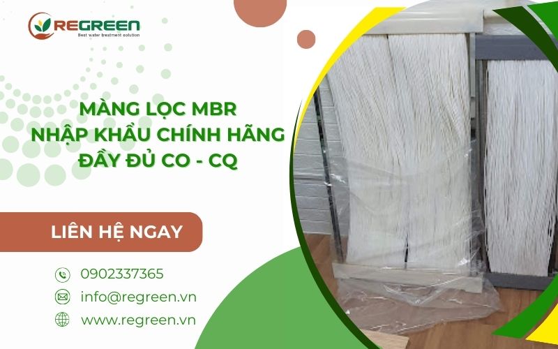 Màng lọc dùng cho công nghệ màng lọc MBR Regreen.