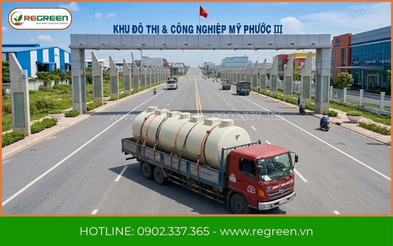 Hệ thống xử lý nước thải KCN Mỹ Phước