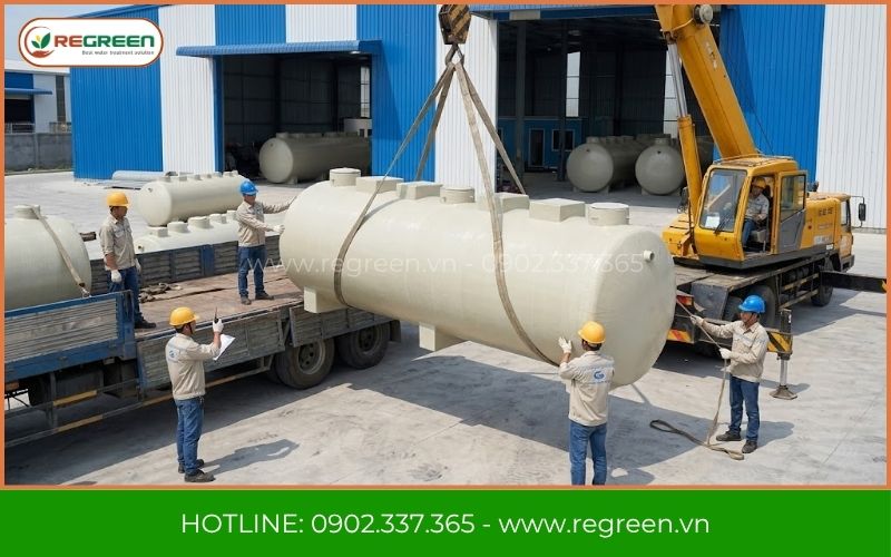 Xưởng gia công thiết bị xử lý nước thải KCN Mỹ Phước