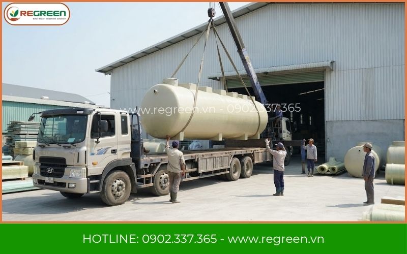 Module hợp khối hệ thống xử lý nước thải công nghiệp Regreen.