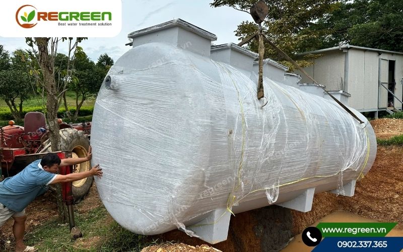 Dự án của công ty xử lý nước thải công nghiệp Regreen.