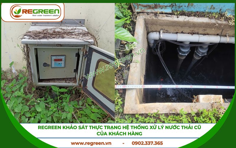 Chuyên gia khảo sát hiện trạng xử lý nước thải Huyện Bình Chánh.