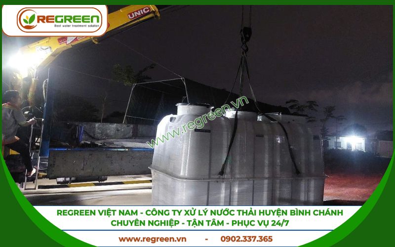 Lắp đặt thiết bị xử lý nước thải Huyện Bình Chánh.