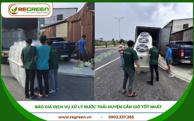 Đội ngũ chuyên gia xử lý nước thải Huyện Cần Giờ của Regreen.