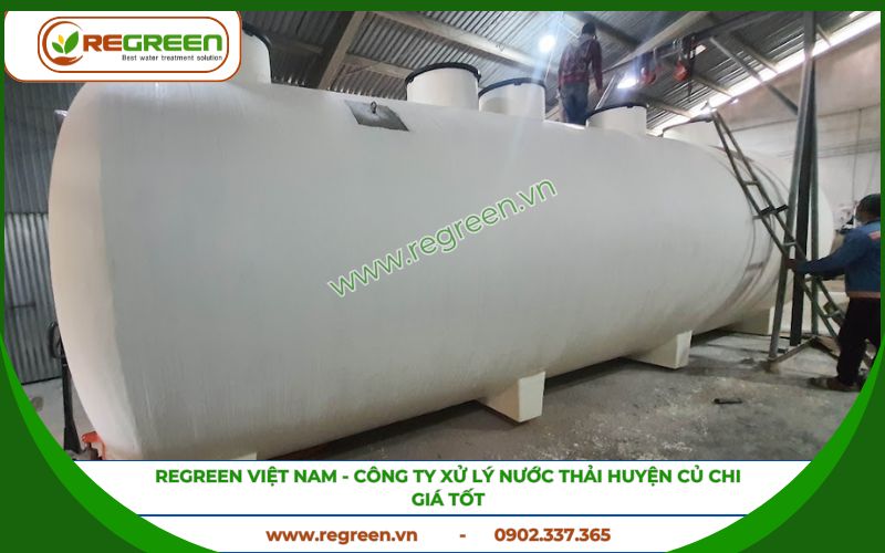 Công ty xử lý nước thải Huyện Củ Chi uy tín - Regreen Việt Nam.