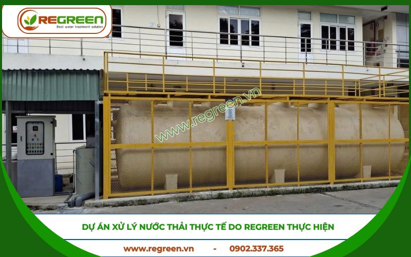 Dự án xử lý nước thải Huyện Củ Chi thực tế do Regreen thực hiện.