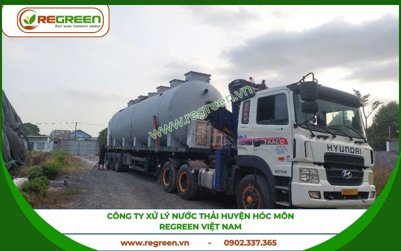 Công ty xử lý nước thải Huyện Hóc Môn Regreen Việt Nam.