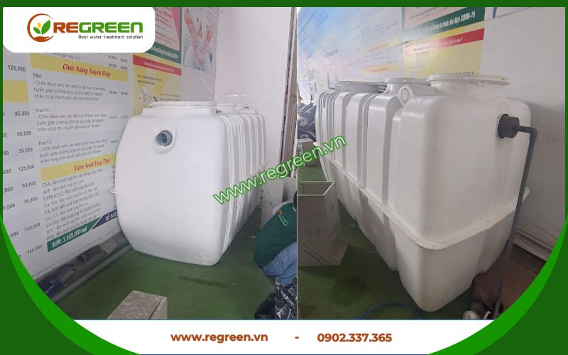 Hệ thống xử lý nước thải phòng khám đa khoa.