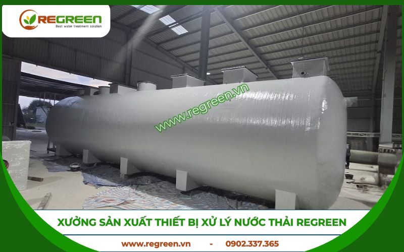 Xưởng sản xuất thiết bị xử lý nước thải chuyên nghiệp Regreen Việt Nam.
