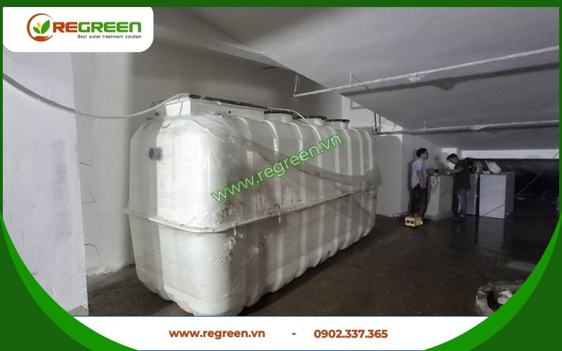 Hệ thống xử lý nước thải Quận 4 tiết kiệm diện tích.