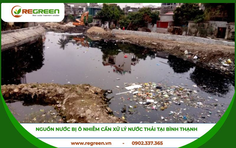 Khảo sát hiện trạng xử lý nước thải Quận Bình Thạnh.
