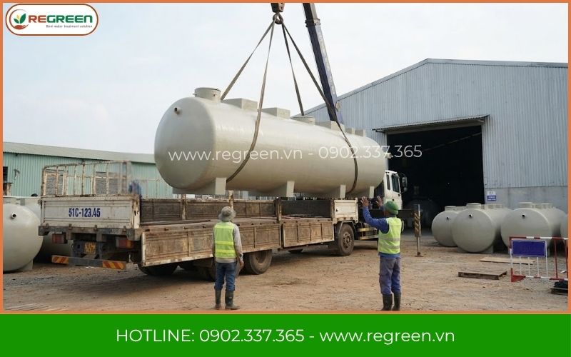 Module composite hợp khối xử lý nước thải Tây Ninh