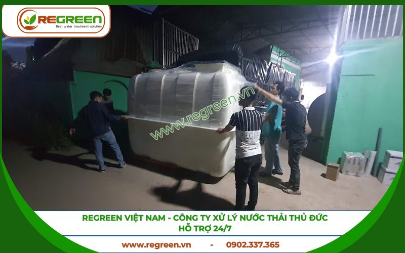 Công ty xử lý nước thải Thủ Đức Regreen Việt Nam.