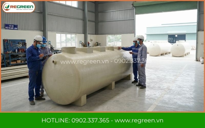 Xưởng sản xuất của công ty xử lý nước thải trường học Regreen