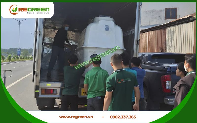 Đội ngũ Regreen VN chuyên xử lý nước thải Vĩnh Long.
