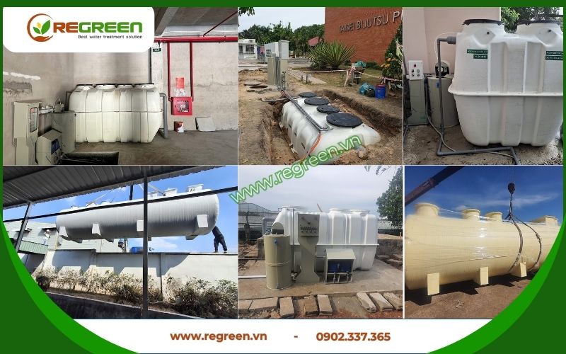 Các dự án xử lý nước thải trên toàn tỉnh mà Regreen đã thực hiện