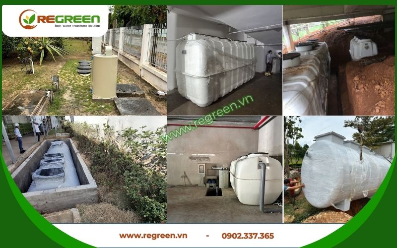Các dự án xử lý nước thải sinh hoạt, công nghiệp quy mô lớn nhỏ của Regreen